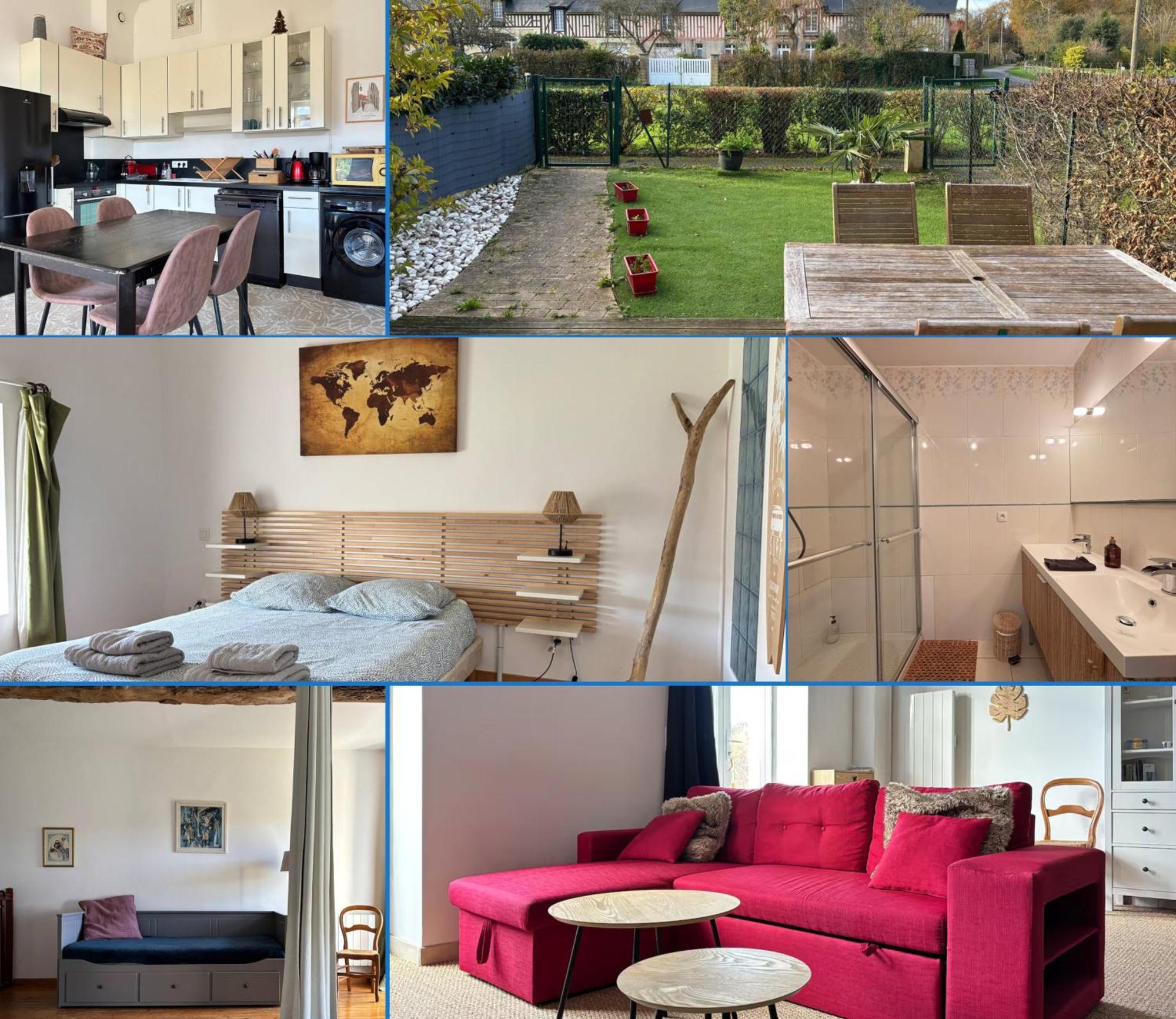 Les Douves Duplex 5 Personnes Lumineux Avec Jardin Et Terrasse Amenagee , Vue Sur Chateau A 5Mn De La Mer, Proche Omaha Beach Et Bayeux Commes Exterior foto